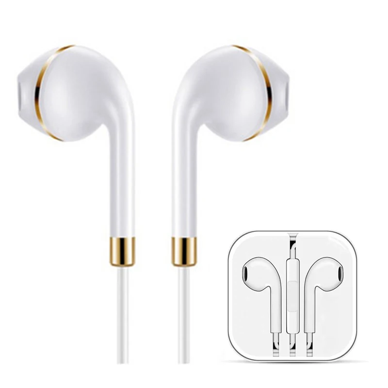 

Konsmart Wired In ear Earphones for iPhone 5 6S 7 8 Plus XR XS Max 11 Pro ipods Nano iPad Air Mini 3.5mm plug Stereo Headset
