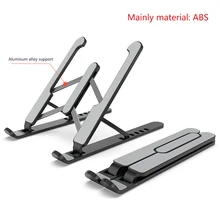 Notebook-Stand-Holder Support-Base Laptop-Stand Computer-Bracket Lapdesk Macbook Foldable