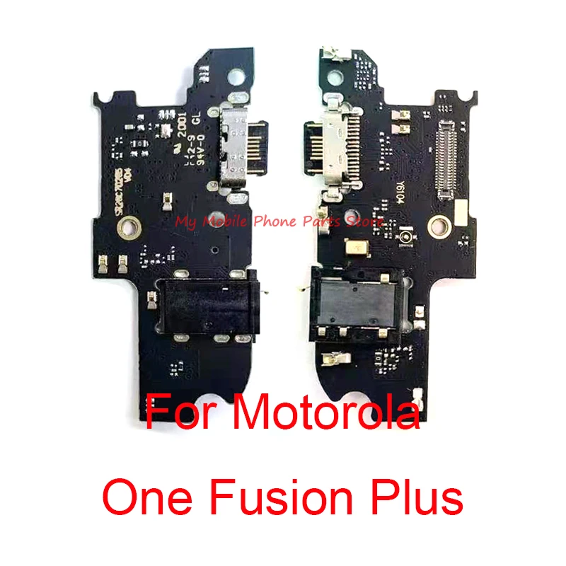 

10 PCS High Quality USB Charging Port Board Dock Flex Cable For Motorola Moto One Fusion Plus Charger Flex Cable