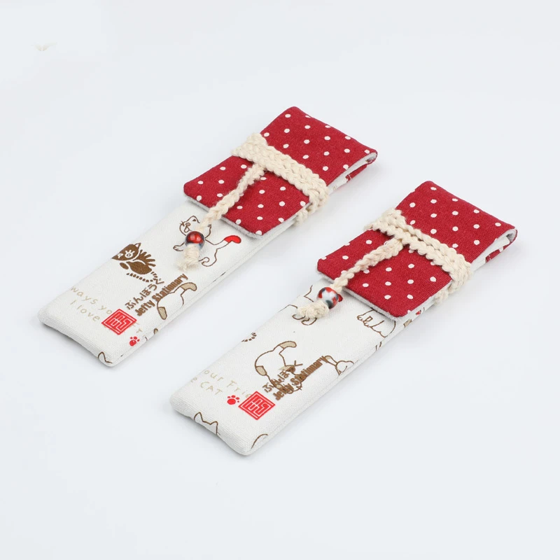 1pcs Kawaii Cute Little Cat Mixed Colors Handmade Pen Bag Case Storage Pouch Christmas Cosplay Gifts for Girls New |