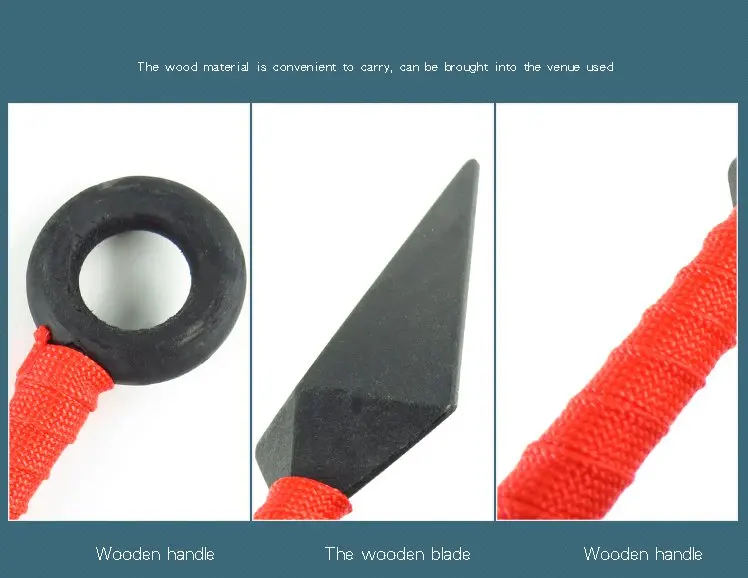 NARUTO Uchiha Sasuke darts Weapon Cosplay props Wooden For partys performances collection