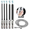 Metal Switch Faucet Silicone Long Douche Enema Syringe Shower Cleaning Head Anal Vaginal Wash Butt Plug Nozzle Tip Gay Massager 1