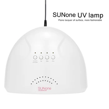 

SUNone Smart LED UV Lamp Nail Lamp 48W Nail Polish Dryer with 3 Timers Fingernail Toenail Gel Curing White Light Heater Machine