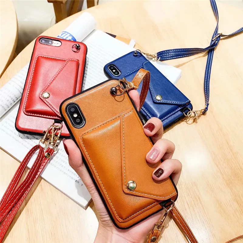Чехол-Кошелек GYKZ из искусственной кожи для iPhone 7 X XS MAX XR 8 6 6s Plus бумажник с