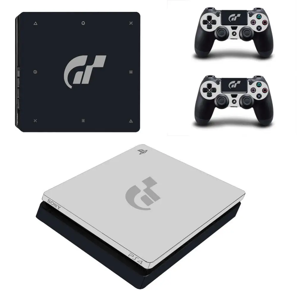 GT Sport PS4 Slim sticker s PS 4 Play station Skin наклейка Pegatinas для playstation консоль и