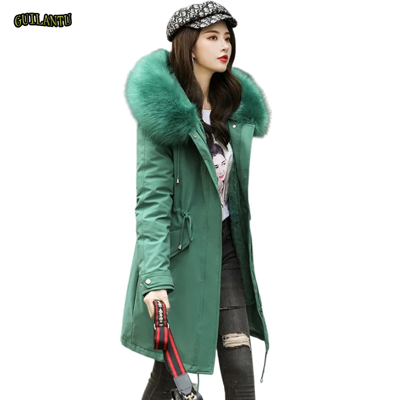 Зимнее теплое пальто и водонепроницаемая куртка для женщин большого размера