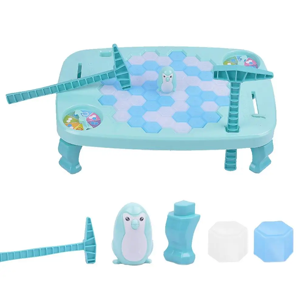 Board Game Set Protect Penguin Games Parent-child Interactive Educational Toy Ice Hammer Penguin Toy Set Kids Educational Game