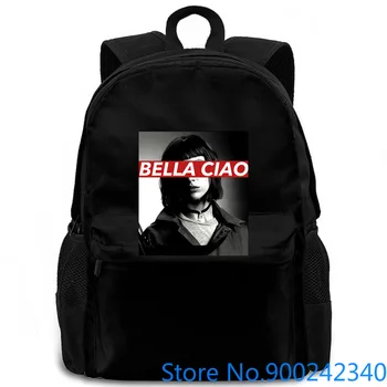 

La Casa De Papel women men backpack laptop travel school adult student