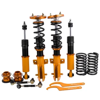 

Coilovers Suspension Strut Kits for Ford Mustang 4th Adjustable Height Camber 05-14 Shocks Absorber Front Rear Top Mount