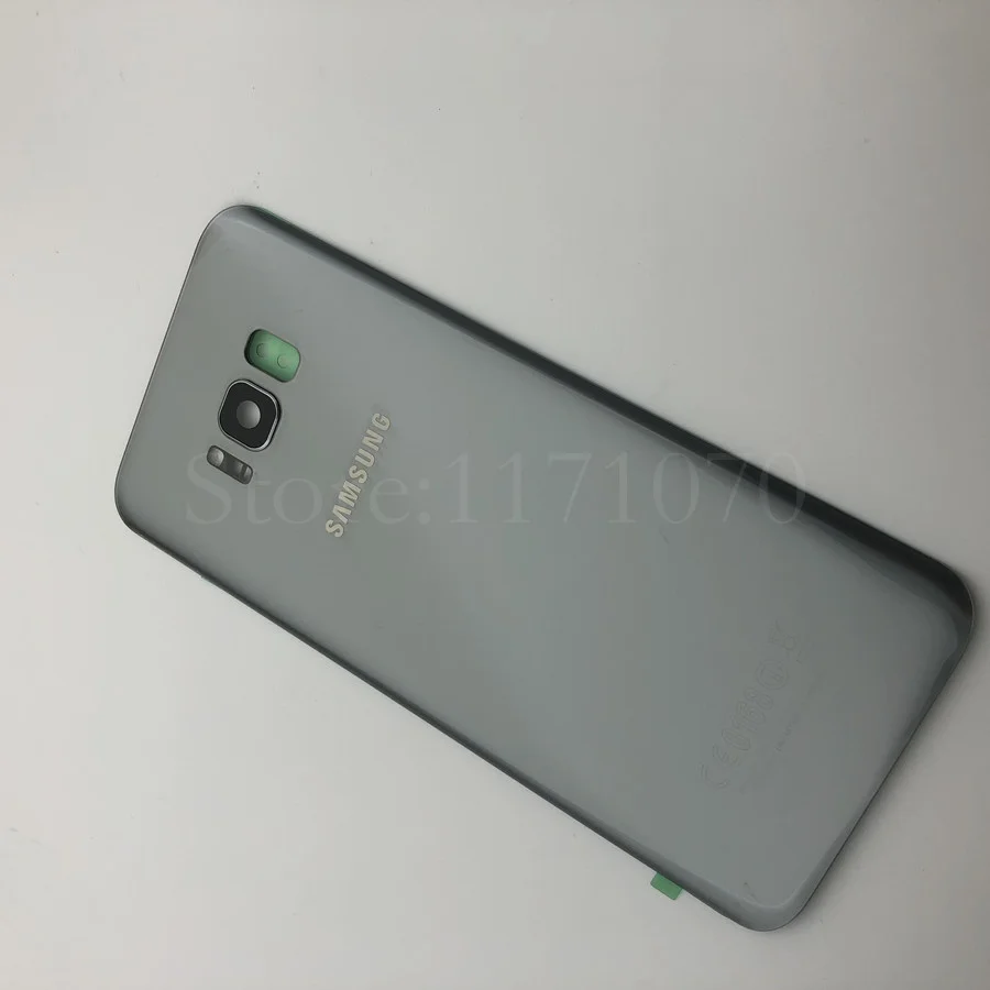 S8+ крышка батареи для samsung Galaxy S8 plus G955 G955F SM-G955F G955FD S8 G950 G950F задняя крышка корпуса+ Замена объектива камеры