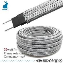 10-30 м щит 10 мм 220 В огнестойкость нагревательный пояс самоограничивающийся температурный водопровод защита кровельный кабель для обогрева