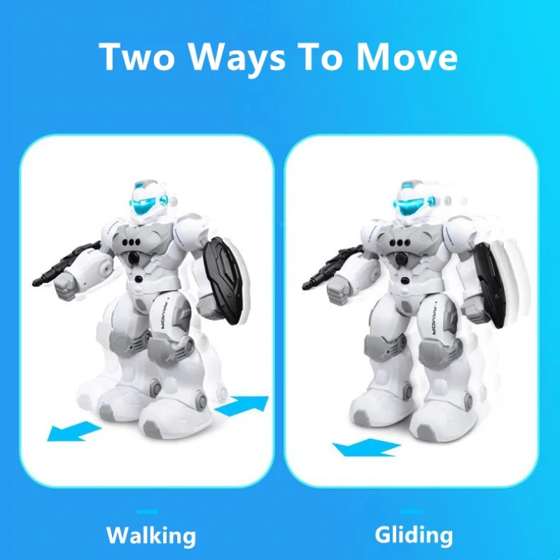 Smart Electric Remote Control Robot Gesture Sensing Programming Walk Glide Switch Fire Bullet Auto Demo Sing&Dance RC Robot Toy 3