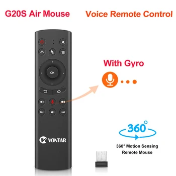 

G20 Voice Control Sensing Universal Remote Control 2.4G Wireless Air Mouse with Microphone IR Learning for PC Android TV Box