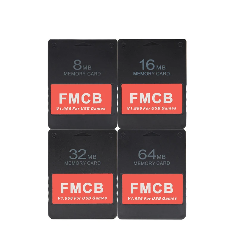 

10PCS 8MB 16MB 32MB 64MB For FMCB V1.966 Game Memory Card for PS2 PS1 Console USB Hard Drive Retro Video Game Adapter Card