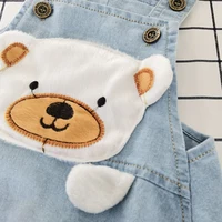IENENS Kids Baby Jumper Boys Girls Clothes Pants Denim Shorts Jeans Overalls Toddler Infant Jumpsuits Newborn Clothing Trousers 5