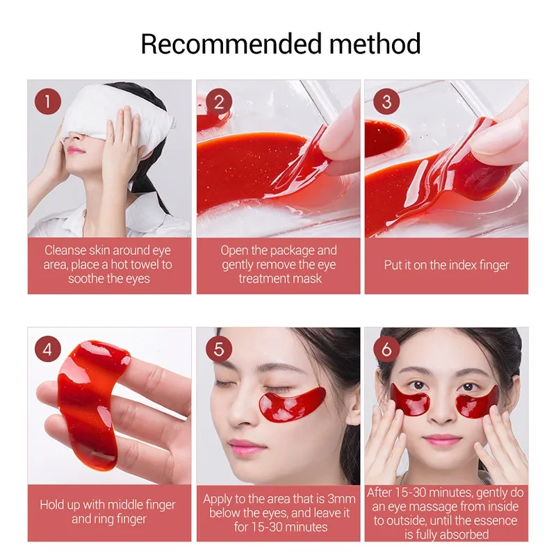 5 pair Collagen Crystal Eye Mask Removes Dark Circles Puffiness Eye Bag Anti-Aging Anti Wrinkle Eye Care