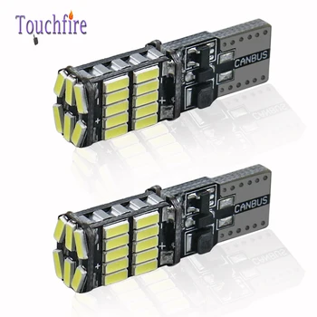 

100PCS T10 W5W 168 194 4014LED Auto Interior Lamp Clearance Reading Dome Light Marker Lamp Wedge Parking Bulbs Auto Wedge White