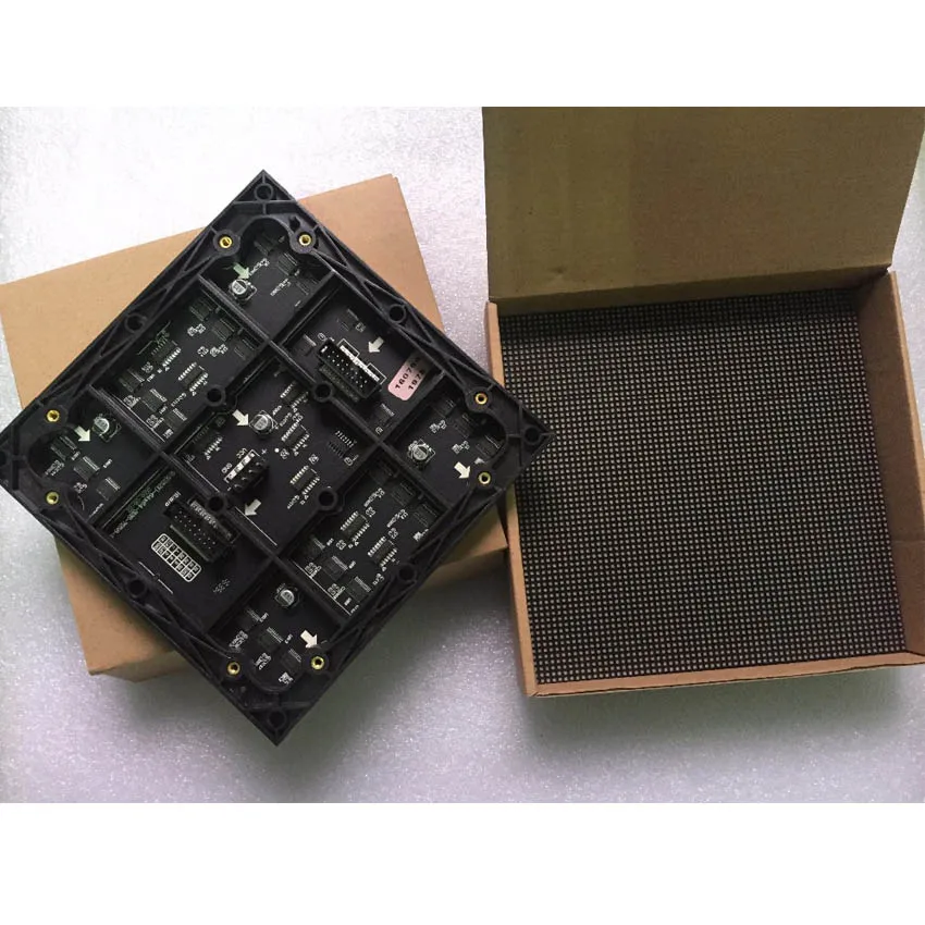 Led panel 160*160mm P2.5 1/32 Scan SMD2121 64*64 pixels 3in1 RGB full color led module for indoor LED display screen video wall
