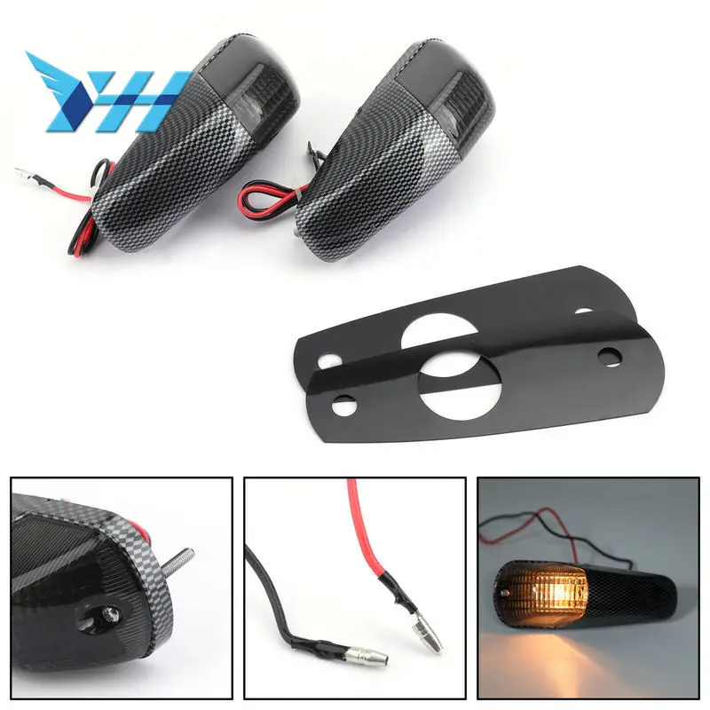 Мотоцикл части вспышки поворотники для Kawasaki ZX ZX14 ZX14R ZZR1400 2006 2007 2008 2009 прозрачный