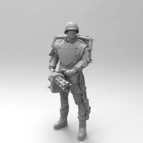 

New Unassembled 1/24 Man stand modern Resin Figure Unpainted Model Kit