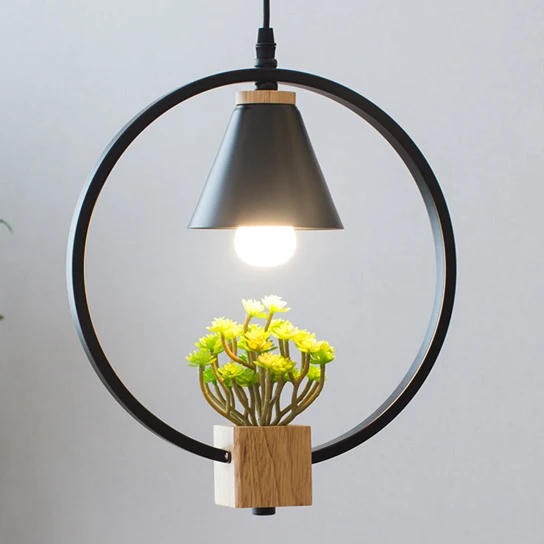 

Modern nordic flower bonsai art deco pendant light creative LED hanging light for aisle Cafe parlor aisle bedroom bedside lamp