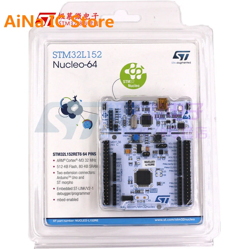 Placa de Desenvolvimento Stm32l152 Peças Peças Lote Nucleo-l152re Nucleo64