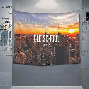 

OLD SCHOOL BEATS Hip-Hop Music Band Poster Large Retro Flag Banner HD Print Cloth Art Hanging Painting Tapestry Wall Sticker