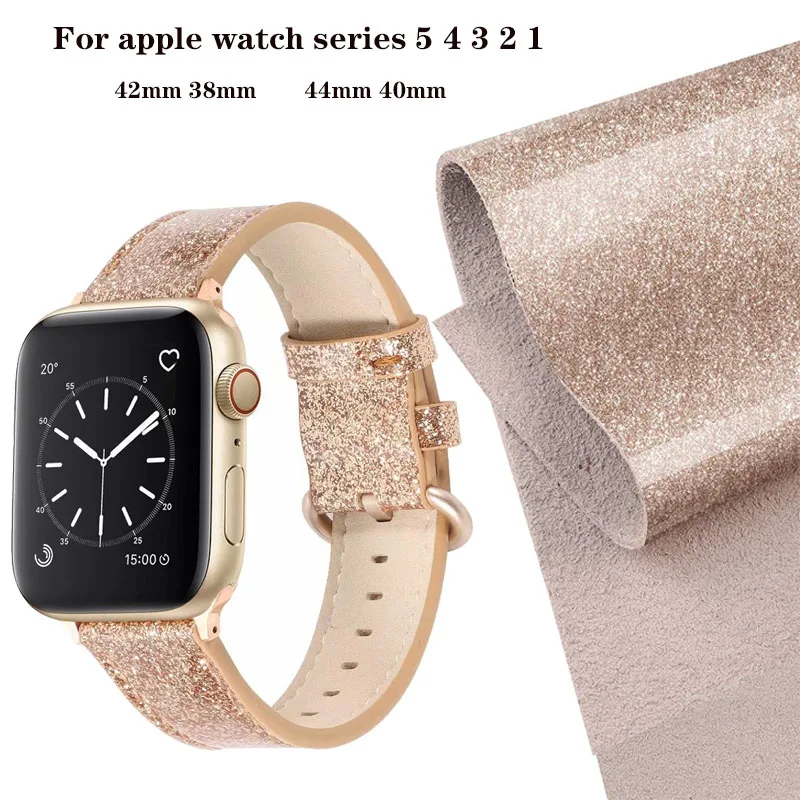 Кожа Спорт петля ремешок для наручных часов apple watch 38/40/44/42 мм браслет ремешка iWatch