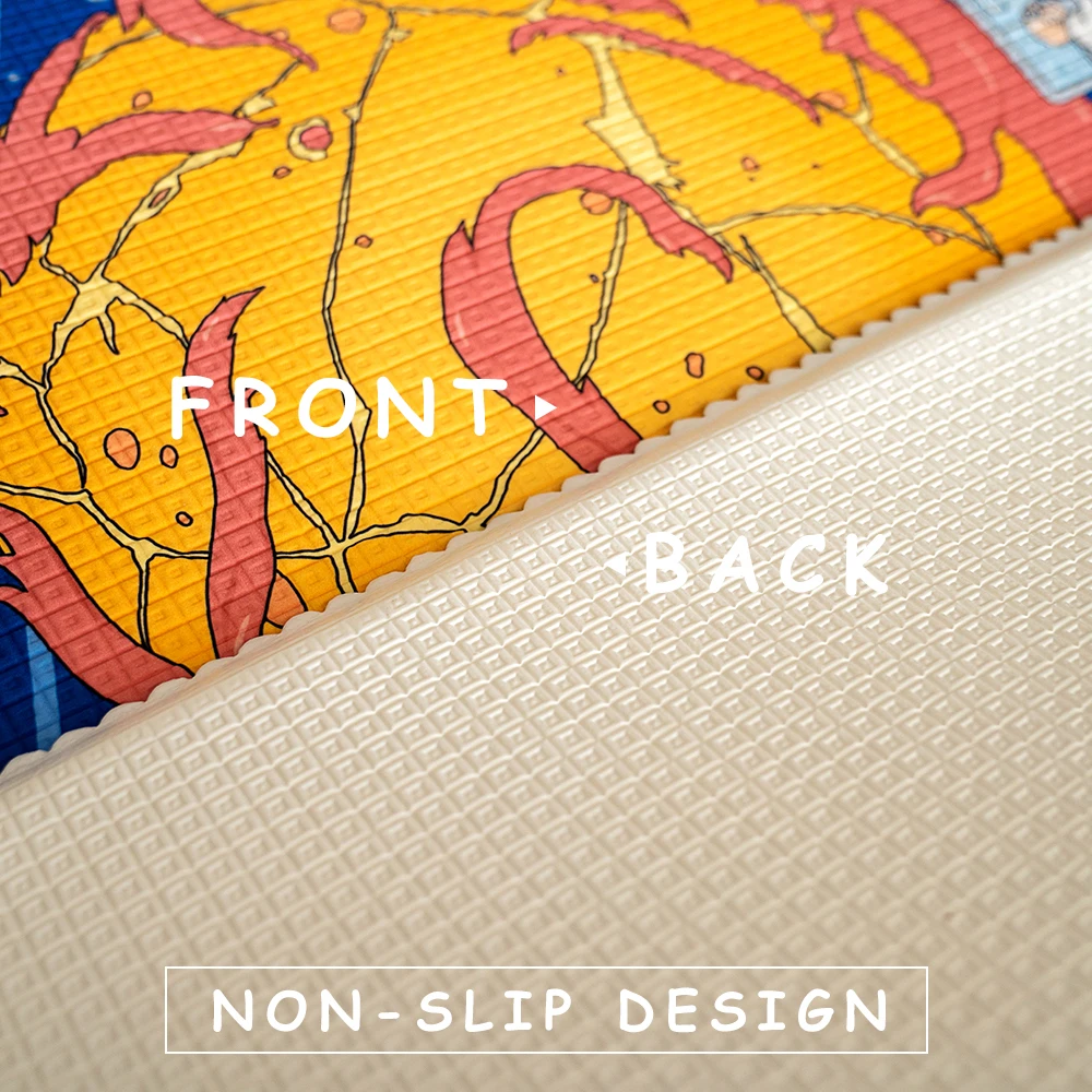 XPE Large Baby Floor Mat 195 145 1cm Cartoon Thickened Carpet Waterproof Children Crawling Pad Puzzle 5