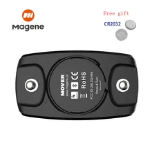 Magene-Correa con dispositivo de control de ritmo cardíaco H6M, Bluetooth 4,0 ANT +, Sensor de ritmo cardíaco impermeable para Garmin Wahoo CooSpo