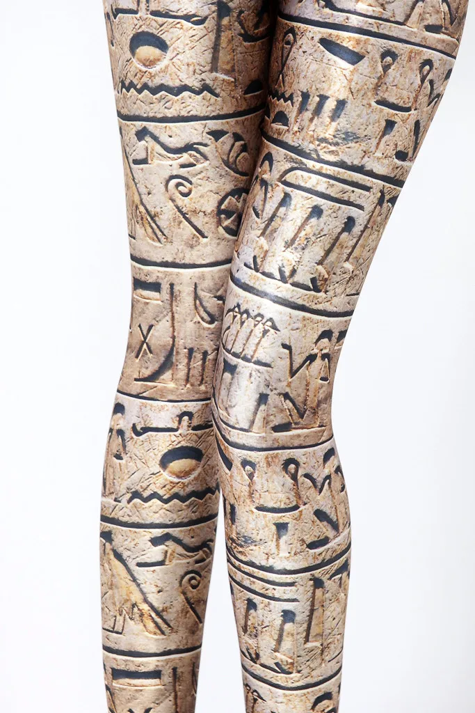 Printed and glossy pants simple stroke tight sexy print bottom leggings |
