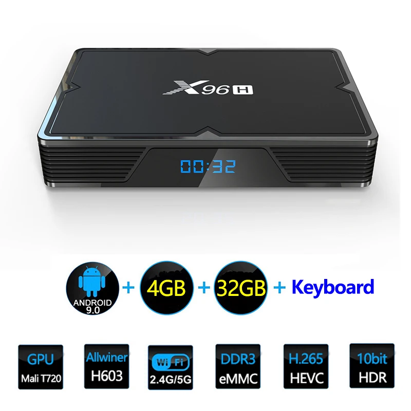 Android 9 0 Smart tv BOX Allwiner H603 4G DDR3 64G EMMC телеприставка 4K HDMI порт выход в Wifi медиаплеер