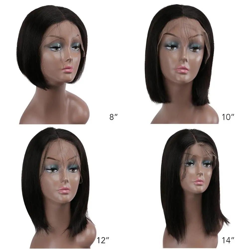 Настоящая красота, парики из натуральных волос на кружеве 13X4, бразильский прямой парик на кружеве с детскими волосами для черных женщин, средний коэффициент