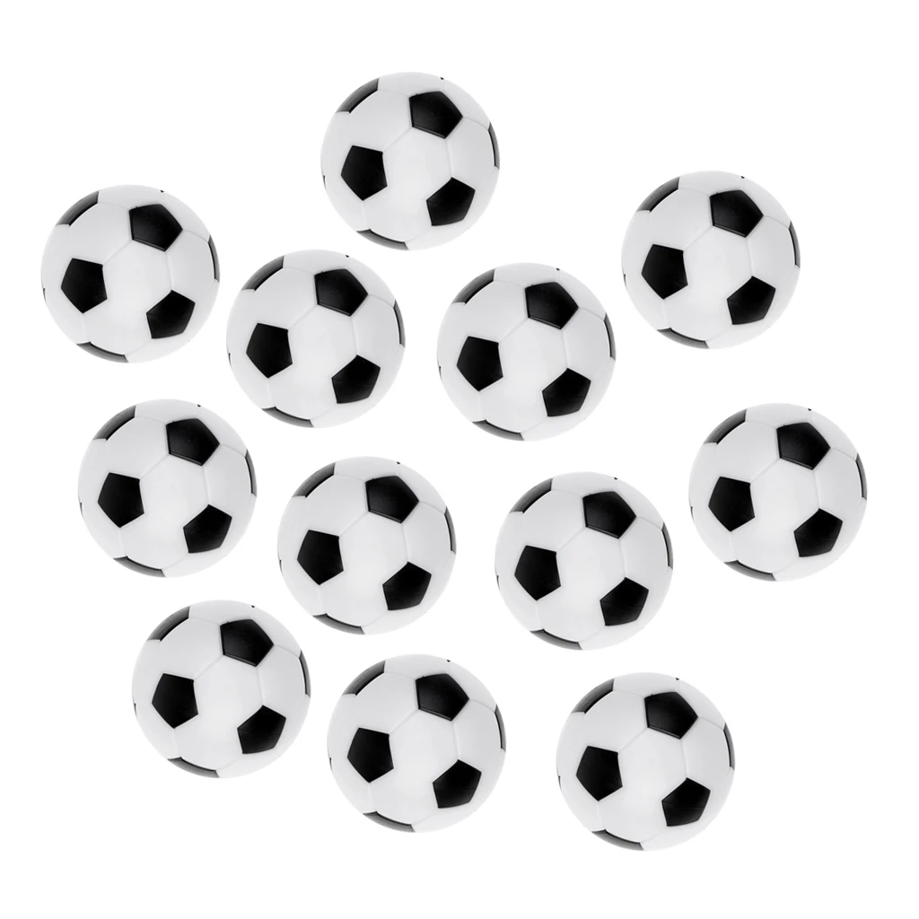 12Pcs/Pack 36mm Foosball Replacement Mini Table Soccer Balls