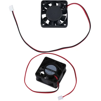 

2Pcs 12V Dc 2 Wire Computer Pc Cpu Cooling Case Fan - 40Mm x 40Mm x 20Mm & 40Mm x 40Mm x 10Mm