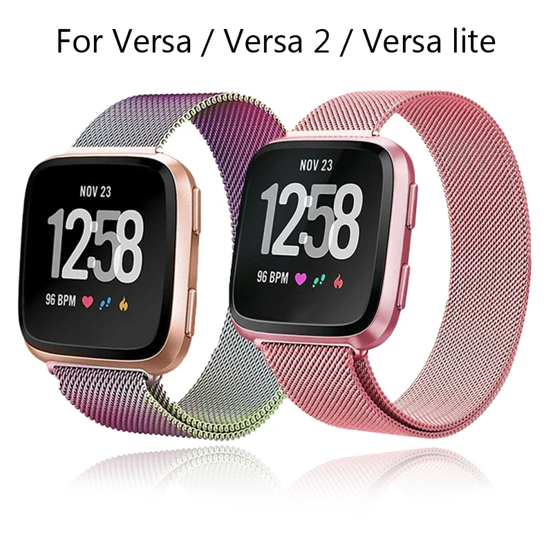 Металлический ремешок для браслета Fitbit Versa 2 износостойкий сменный Браслет из