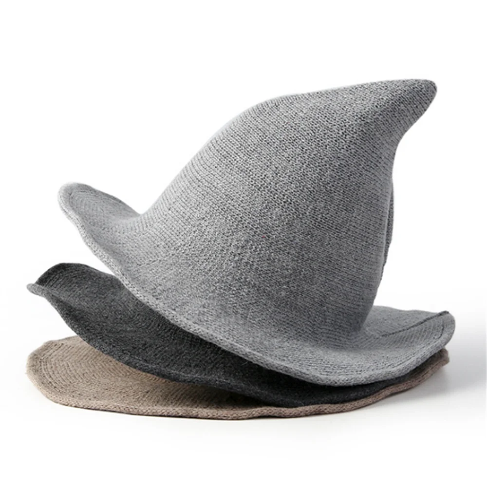Modern Witch Hat Made From High Quality Sheep Wool Halloween Party Witch Hats US