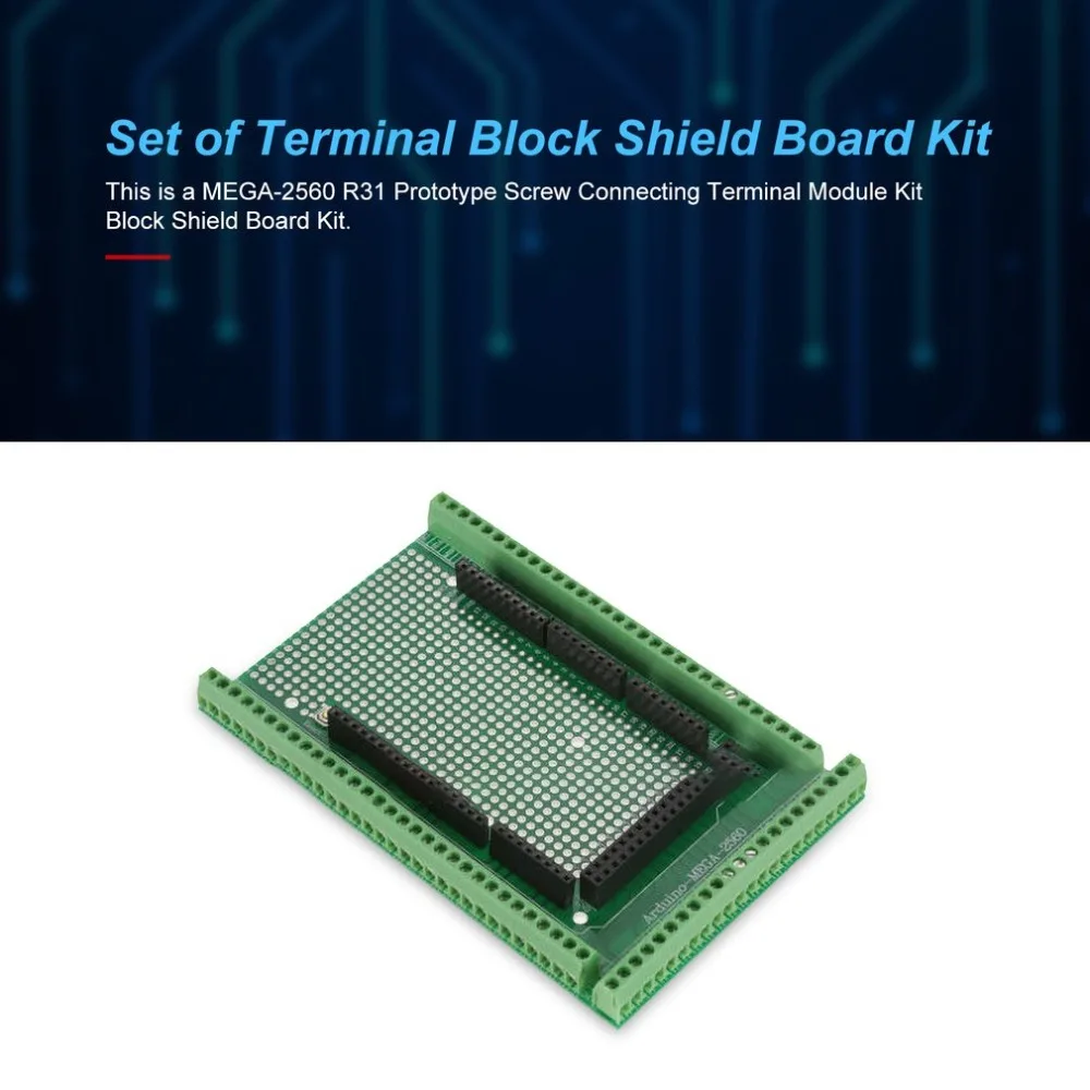 MEGA-2560 R31 прототип винт Соединительный клеммный модуль комплект блок щит комплект коммутационная плата
