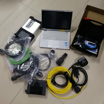 

MB Star C5 SD C5 for Mercedes + Icom A2 B C for BMW + VAS 5054A with OKI Full Chip for A-udi V.W 3 software laptop Ready to use