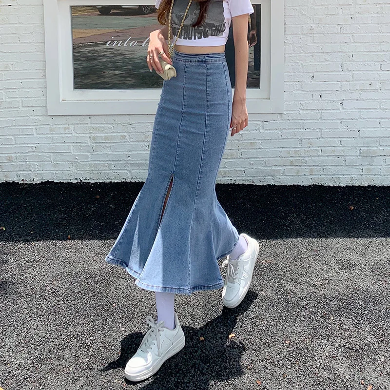 【I AM MARI】Benzels Mermaid Banding Skirt Designer fashion, Seoul-fully created | W Concept