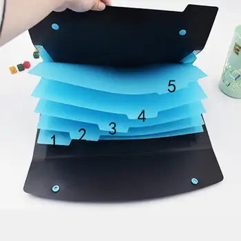 

Pockets Double Button A4 Expanding File Holder For Document Storage