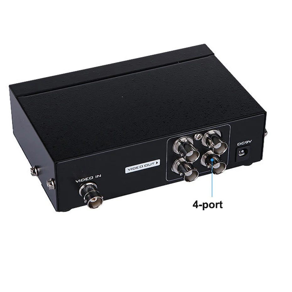 Активный сплиттер BNC для видео композитный конвертер CCTV DVR 1X4/1X8 переключатель