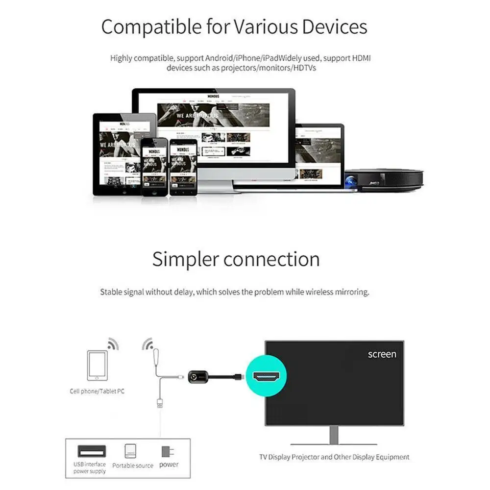 Mirascreen G9 Plus 2,4G/5,8G 4K беспроводной HDMI Wifi дисплей ключ зеркальное зеркало Miracast Airplay DLNA приемник для Android iOS