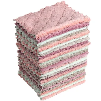 

24Pack Kitchen Towels and Dishcloths Set, Microfiber Cleaning Cloth, Kitchen Cloth, Dish Towels, Dusting Rags