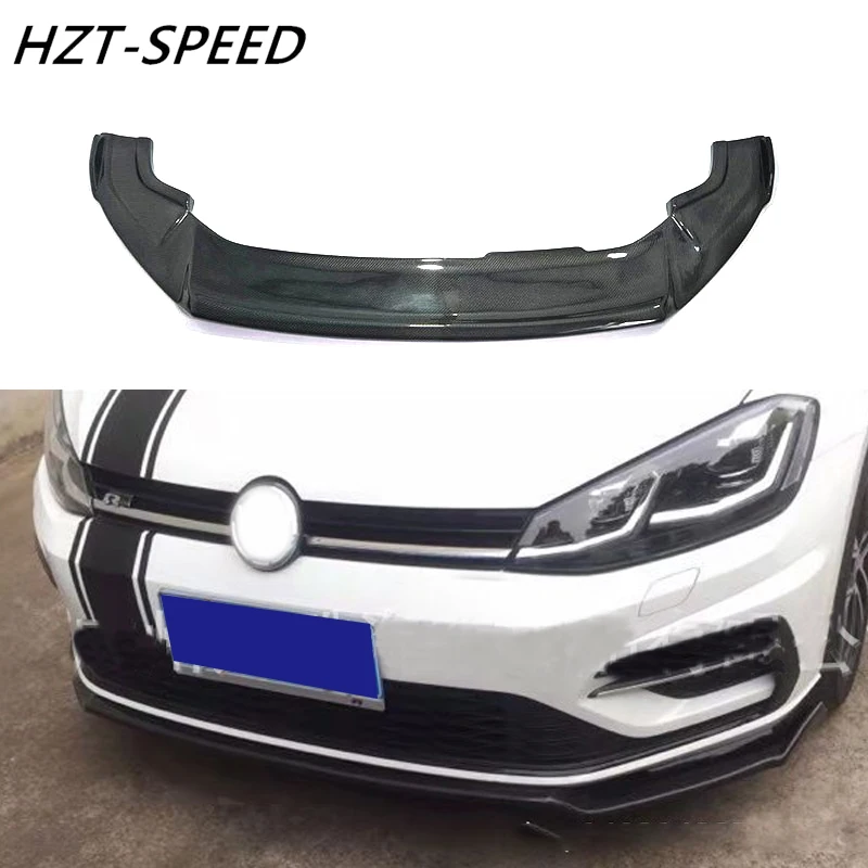 2018 Car Protector Carbon Fiber Bumper Front Lip for VOLKSWAGEN GOLF 7.5 Modified MAX Style 7.5GTI Rline | Автомобили и мотоциклы
