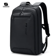 Fenruien New Men Backpacks Waterproof Anti-theft Multifunctional USB Charging School Bag Fit for 15.6 inch Laptop Large Capacity