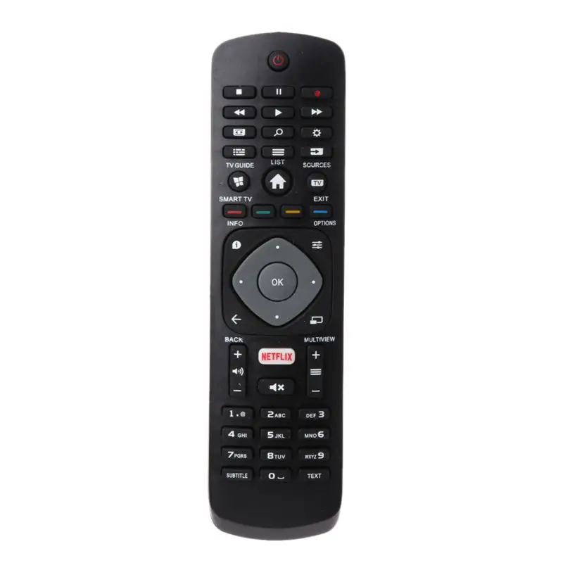 Черный пульт дистанционного управления ler Замена для Philips NETFLIX Smart TV 398GR08BEPHN0012HT