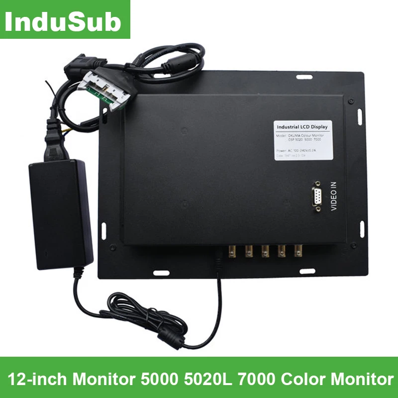 

5000 5020L 12-inch Compatible LCD display replace CRT CNC 7000 Color Monitor Replacement