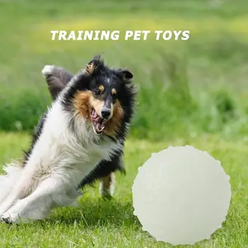 

Durable Pet Luminous Ball Rubber Bite Resistant Squeeze Toys Seal Anti-stress Fluorescence Dog Gifts Puppy Interactive Supplies