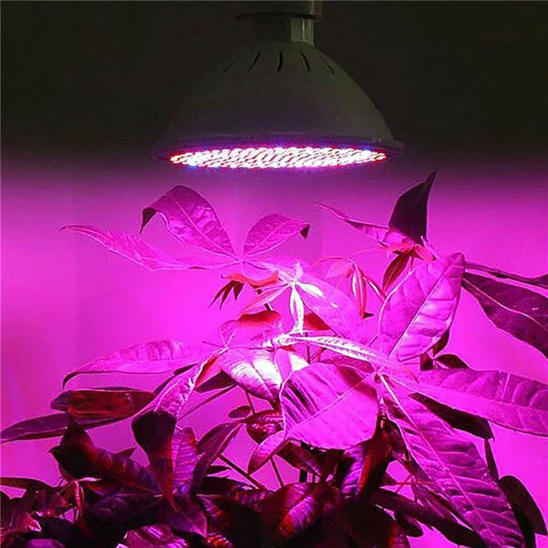 200LED светильник для выращивания гидропонных растений настольная лампа с гибким